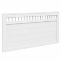 Cabecero Flotante de Madera de Pino Blanco para Cama Matrimonial de 135cm