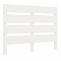 Cabecero de Madera Maciza de Pino Blanco para Cama, 75x3x80 cm, Diseño Moderno para Dormitorio
