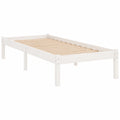 Cama Individual de Madera de Pino Blanco 90x190 cm vidaXL