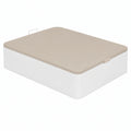 Canapé de Almacenamiento 90x190 cm Blanco con Tirador - Altura 35.1 cm