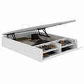 Cama Canapé Blanco con Zapatero - Grupo DEKIT RIMOBEL 135cm