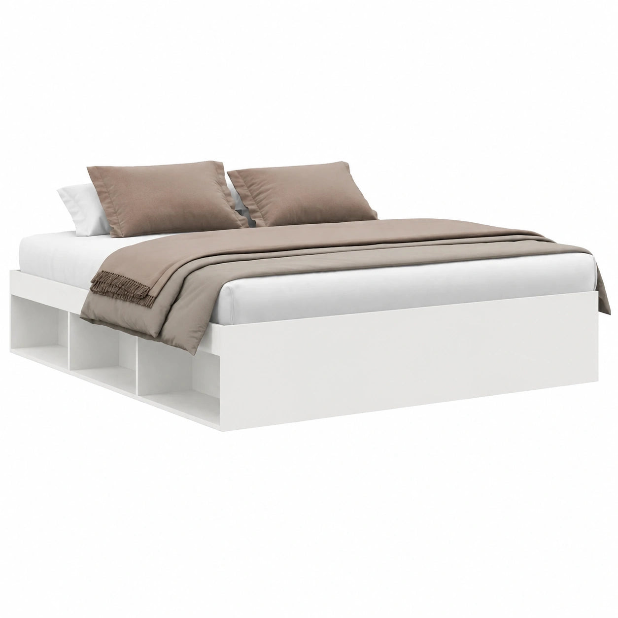 Cama de Invitados con Almacenaje 180x200 cm, Blanca, vidaXL