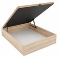 Somnia Descanso - Canapé Abatible de Madera de Gran Capacidad, Cajón de 30mm, Tapa Reforzada y Transpirable, Color Cambria, 90x200cm