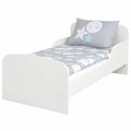 Cama Infantil de Madera con Colchón y Somier 140x70 cm - Blanco
