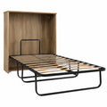 MUEMUE Cama Plegable con Colchón, Estilo Cambrian, Medidas 104.6x99.6x42cm